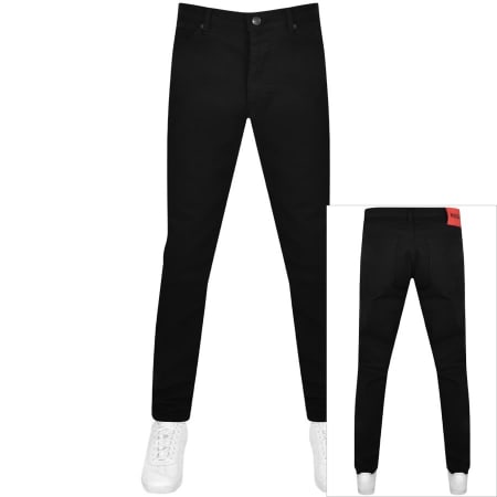 Product Image for HUGO 634 Tapered Fit Jeans Black