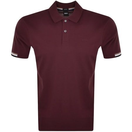 Product Image for BOSS Parlay 147 Polo T Shirt Burgundy