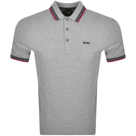 Product Image for BOSS Paddy Polo T Shirt Grey