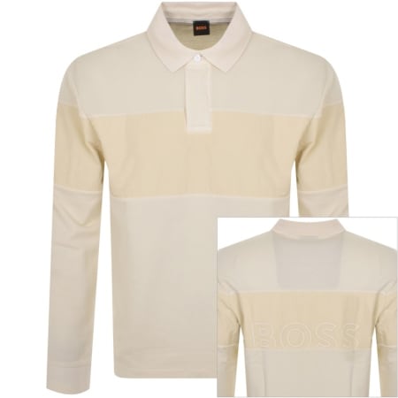 Product Image for BOSS Pugby Polo Shirt Beige