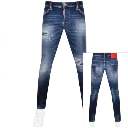 Product Image for DSQUARED2 Skater Mid Wash Jeans Blue