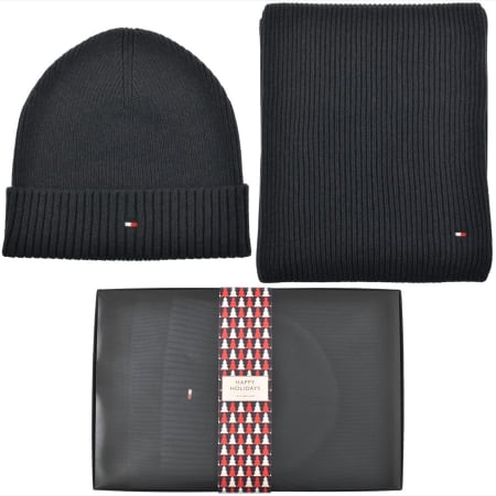 Product Image for Tommy Hilfiger Beanie And Scarf Gift Set Navy