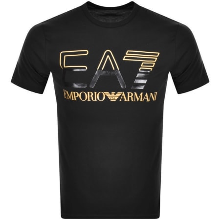 Product Image for EA7 Emporio Armani Logo T Shirt Black
