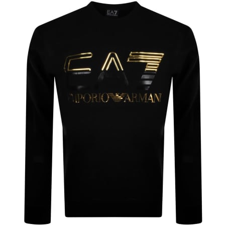 Product Image for EA7 Emporio Armani Logo Sweatshirt Black