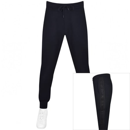 Product Image for Emporio Armani Tape Jogging Bottoms Navy