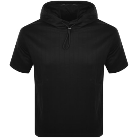 Product Image for Emporio Armani Short Sleeved Hoodie Black