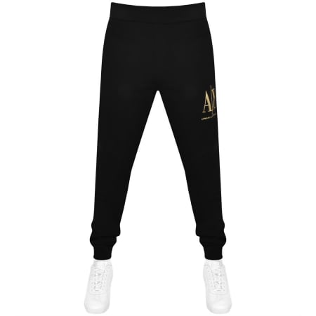 Product Image for Armani Exchange Logo Jogging Bottoms Black