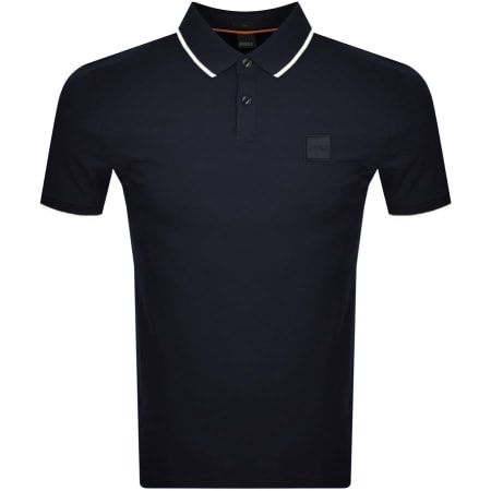 Product Image for BOSS Passertip Polo T Shirt Navy