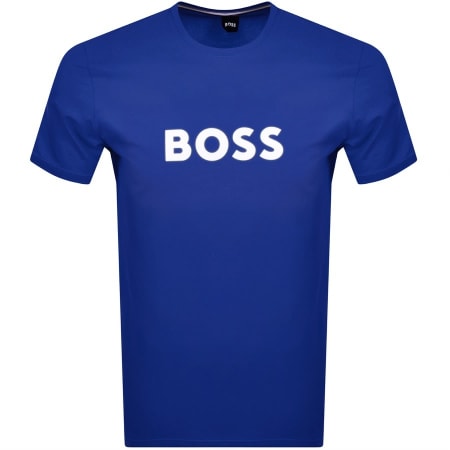 Product Image for BOSS Bodywear Logo T Shirt Blue