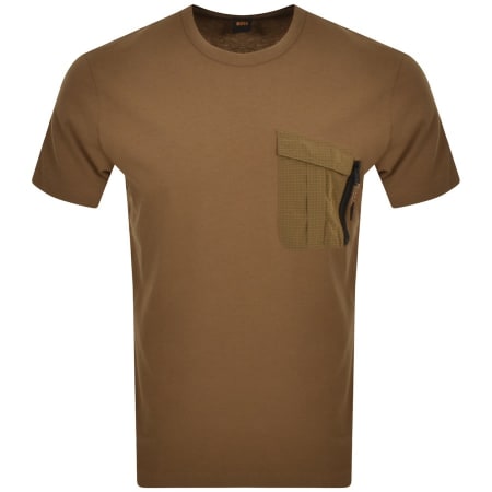 Product Image for BOSS Tibstop T Shirt Beige
