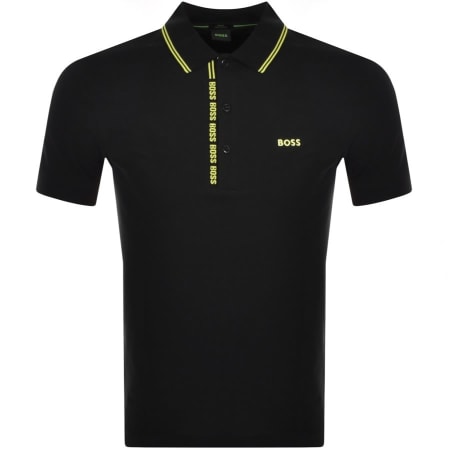 Product Image for BOSS Paule 4 Jersey Polo T Shirt Black