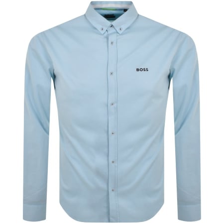 Product Image for BOSS Biado R Long Sleeved Shirt Blue