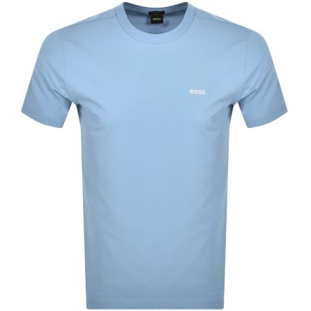Product Image for BOSS Logo T Shirt Blue