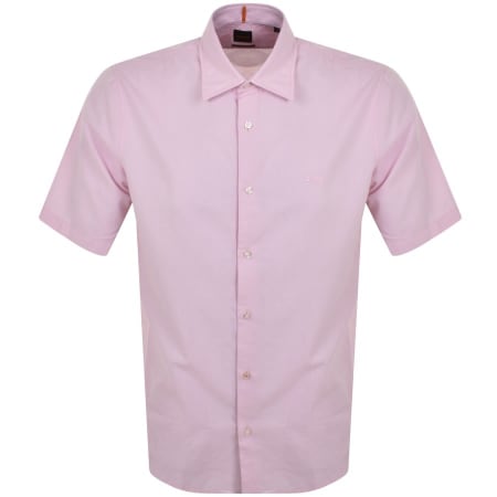 Product Image for BOSS Rash 2 Short Sleeved Shirt Pink