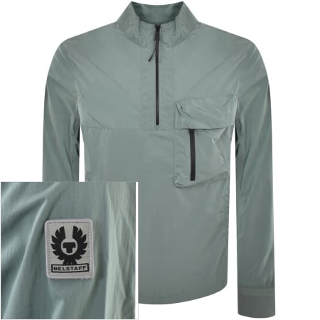 Product Image for Belstaff Ramp Half Zip Jacket Green