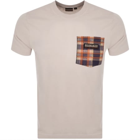Product Image for Napapijri X Liberty S Candolle T Shirt Cream
