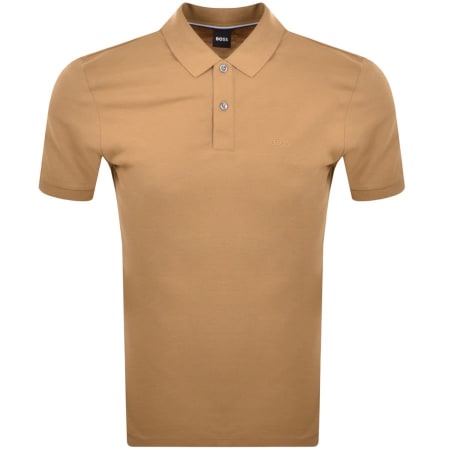 Product Image for BOSS Pallas Polo T Shirt Brown