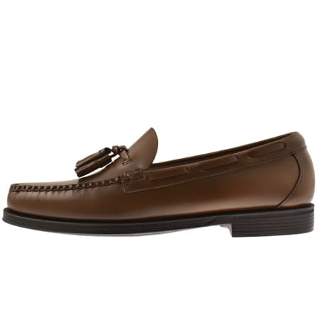 Recommended Product Image for GH Bass Weejun Larkin Tassel Loafers Brown
