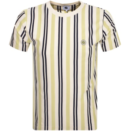 Product Image for Pretty Green Capella Stripe T Shirt Beige