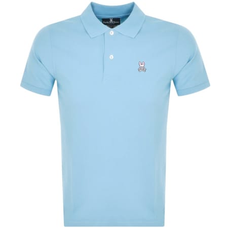 Product Image for Psycho Bunny Logo Short Sleeve Polo Shirt Blue