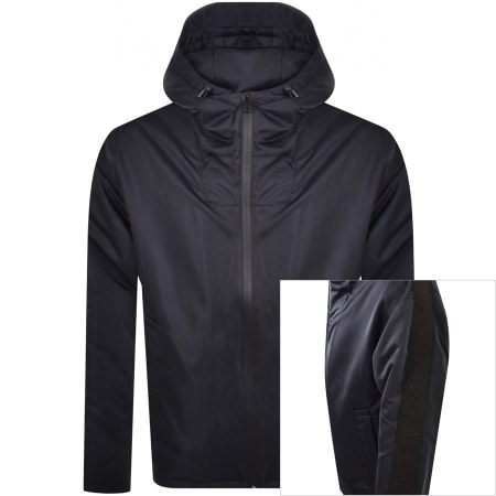 Product Image for Emporio Armani Tape Hooded Jacket Navy