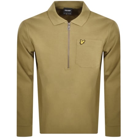Product Image for Lyle And Scott Quarter Zip Sweatshirt Green