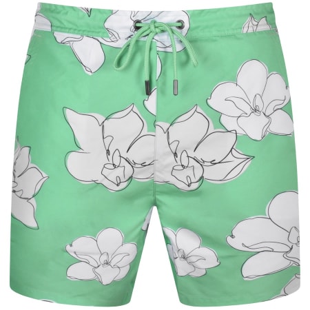 Product Image for Ted Baker Floral Swim Shorts Green
