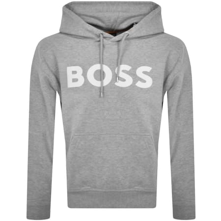 Product Image for BOSS Basic Logo Hoodie Grey