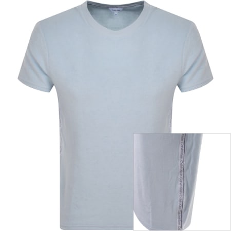 Product Image for Calvin Klein Swimwear Towelling T Shirt Blue
