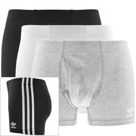 Product Image for adidas Originals Triple Pack Trunks Black