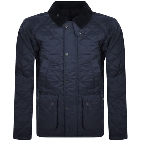 Barbour Liddesdale Heritage Quilted Jacket Navy | Mainline Menswear