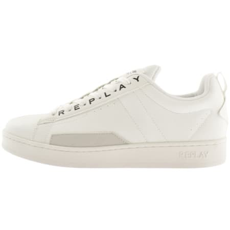 Product Image for Replay Smash Base Green Project Trainers White