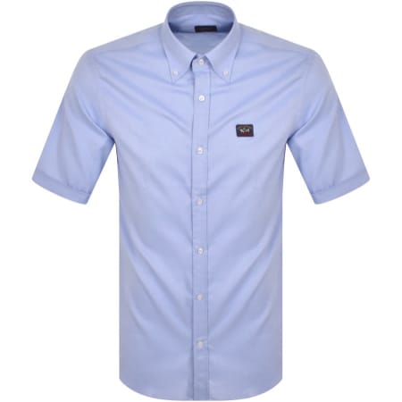 Product Image for Paul And Shark Cotton Short Sleeved Shirt Blue