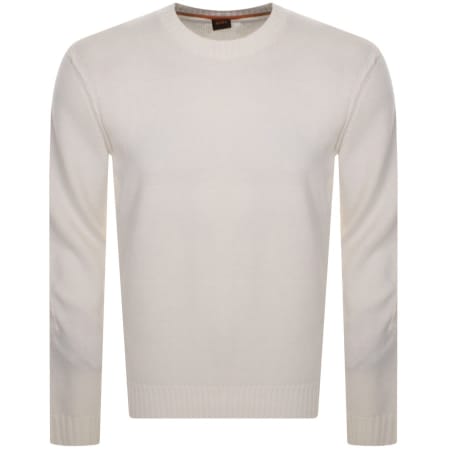 Product Image for BOSS Aropo Knit Jumper Cream