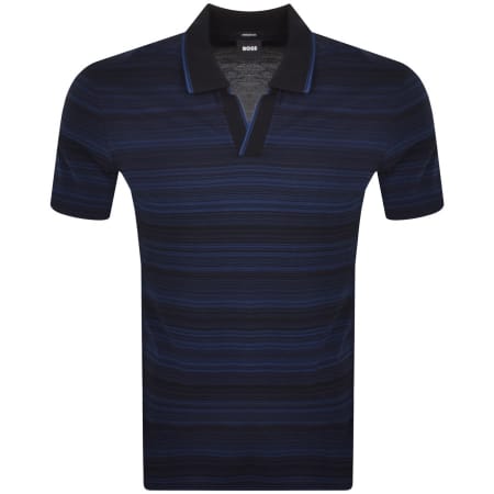 Product Image for BOSS Pye 16 Polo T Shirt Blue