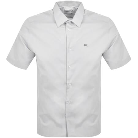 Product Image for Calvin Klein Short Sleeve Poplin Shirt White