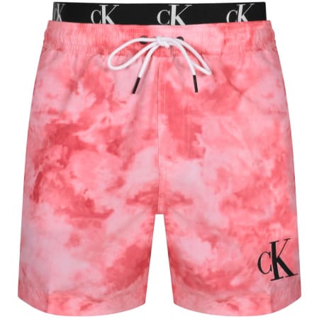 Product Image for Calvin Klein Tie Dye Swim Shorts Pink