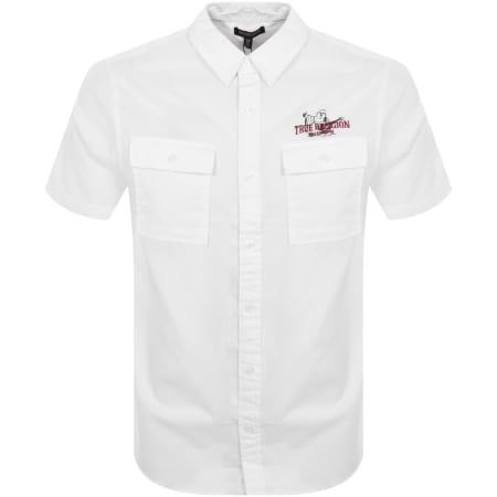 Product Image for True Religion Shirt Sleeve Arch Shirt White