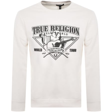 Product Image for True Religion Crew Neck Sweatshirt White