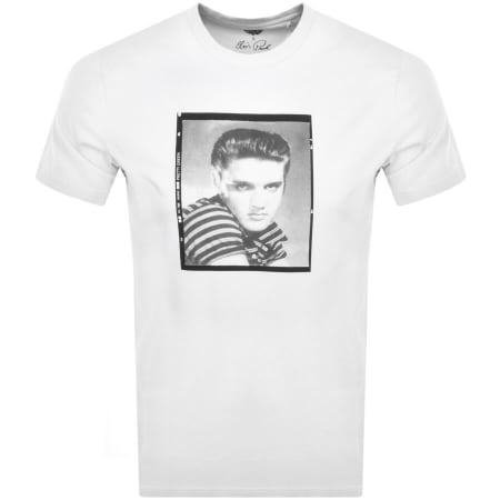 Product Image for Pretty Green X Elvis Presley Print T Shirt White