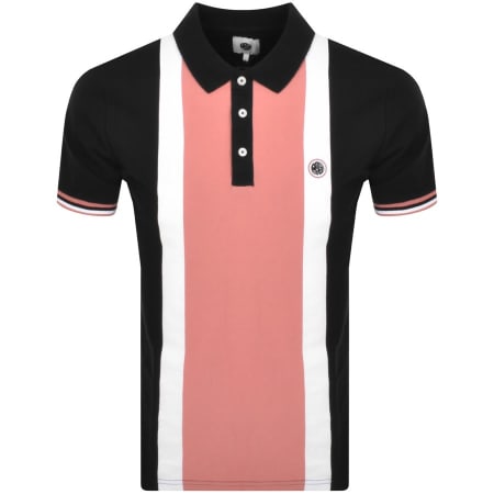 Fred Perry Argyle Jacquard T Shirt Black | Mainline Menswear