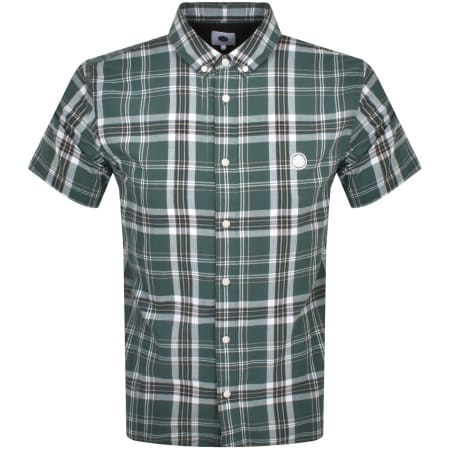 Product Image for Pretty Green Ribera Check Short Sleeve Shirt Green