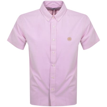 Product Image for Pretty Green Oxford Short Sleeve Shirt Pink