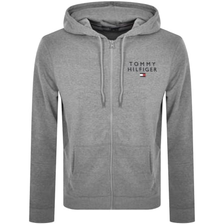 Product Image for Tommy Hilfiger Loungewear Full Zip Hoodie Grey