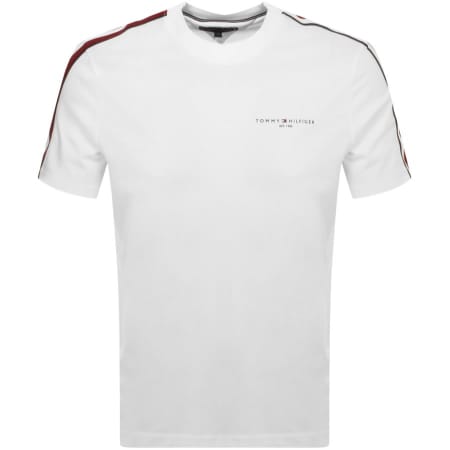 Product Image for Tommy Hilfiger Global Stripe T Shirt White