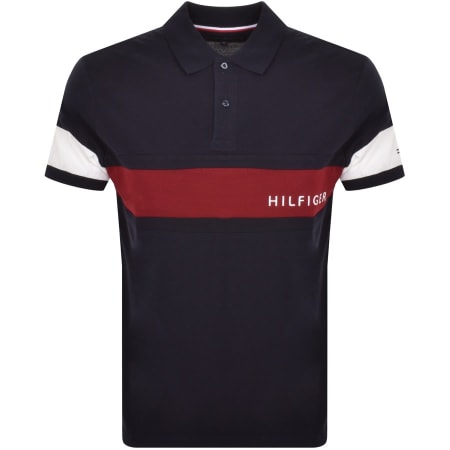 Product Image for Tommy Hilfiger Colourblock Polo T Shirt Navy