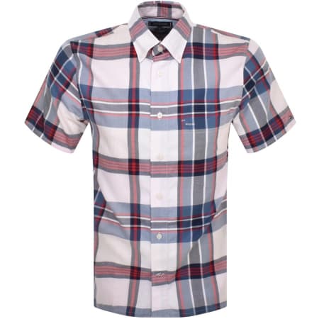 Product Image for Tommy Hilfiger Short Sleeved Check Shirt Pink