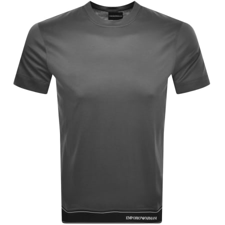 Product Image for Emporio Armani Tape Logo T Shirt Grey