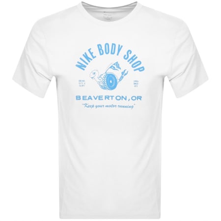 Product Image for Nike Crew Neck Logo T Shirt White