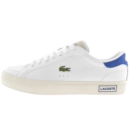Product Image for Lacoste Powercourt Leather Trainers White
